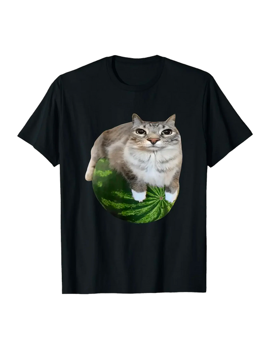 Watermelon Cat Silly Cat
