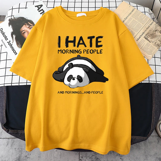 Lazy Panda I Hate Morning People Cartoons